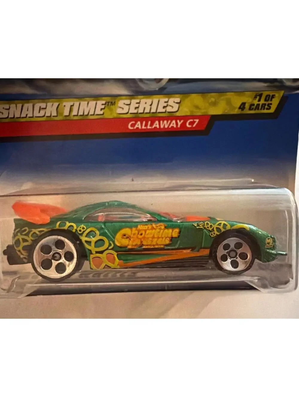 Hot Wheels Snack Time Series Callaway C7 Die-Cast Collectible Car